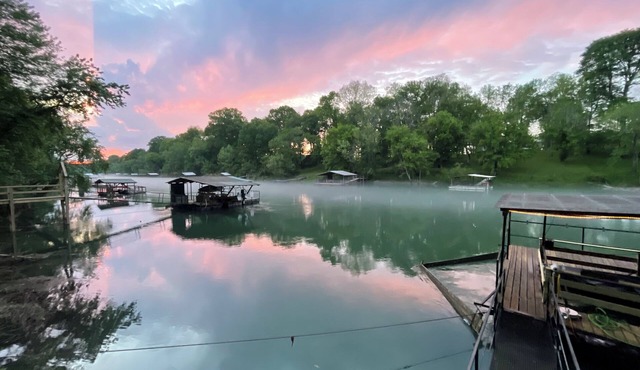 Stream Come True on Little Red River w/Dock Upstream from Trophy Fishing