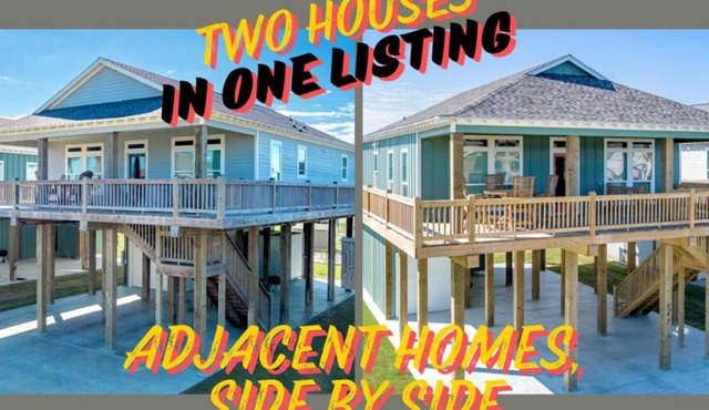 Two Adjacent Cabins Sleeps 18