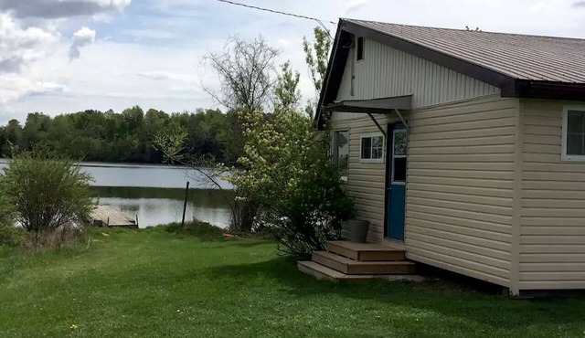 Two-Bedroom Lakefront Family Cottage Rental on an Organic Farm in Ontario, Canada