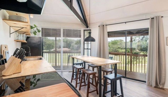 Unique Octagon Home near Hot Springs