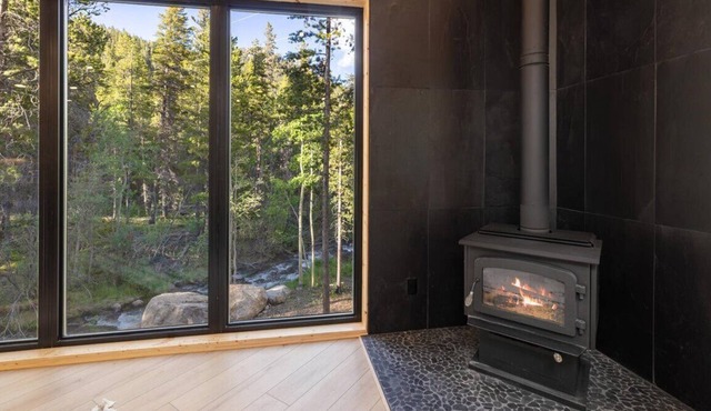Updated Cozy Cabin on the River/Hot Tub/Beach in Idaho Springs