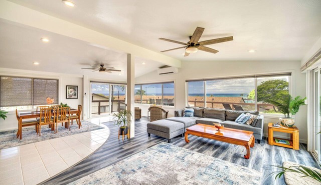Walk to Beach: Koloa Getaway w/Ocean Views