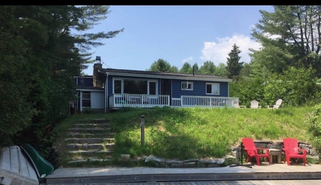 Waterfront Cabin with Hot Tub