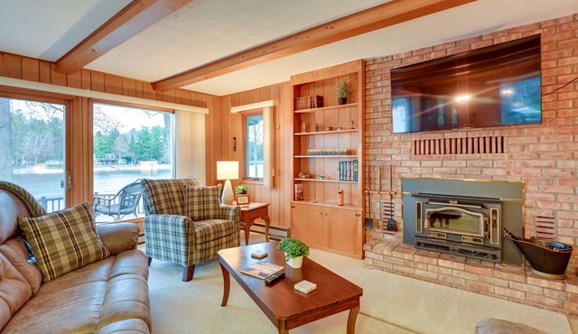 Waterfront Gladwin Vacation Rental w/Lake View!