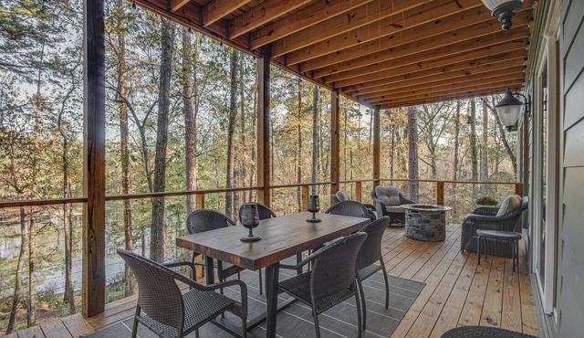 Waterfront Home w/3 Decks, Fire Pits and Hot Tub!