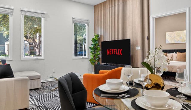 Worldcup Ready Beautifully Furnished One Bedroom Apartment in the Heart of West Village Dallas with Pool and Free Parking